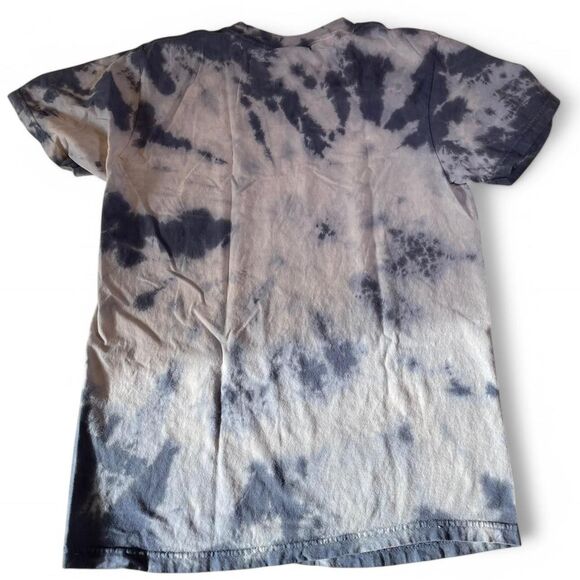 Blue and white tie-dye t-shirt Communion Tattoo Parlor - Picture 2 of 7
